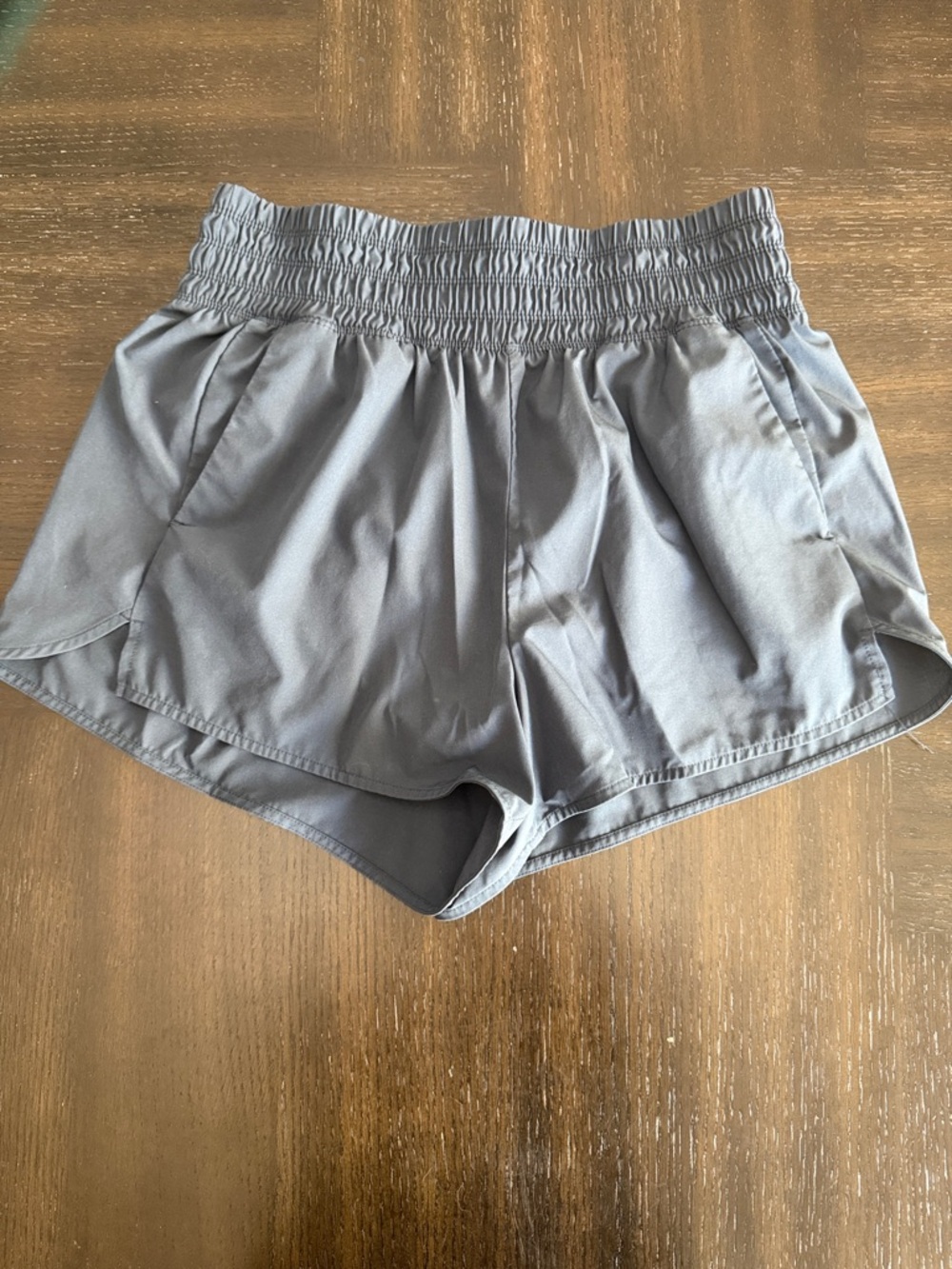 Women’s black Athletic Shorts with Elastic Waistband